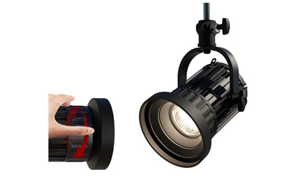 Compact Fresnel Light Bi-Color with integrated Zoom